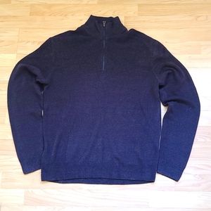 Men's Wheatherproof Vintage Half Zip Brown Sweater/Pullover Size M